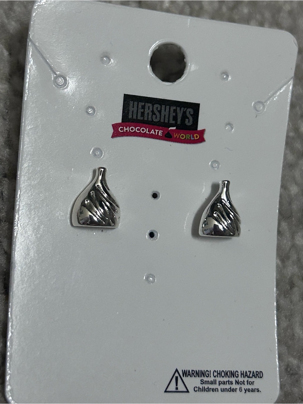Hershey's Silver Kiss Stud Earrings - Women's Jewelry